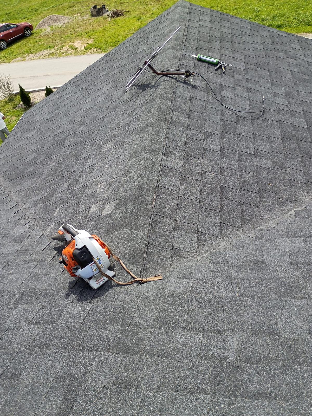 Roof and chimney detail
